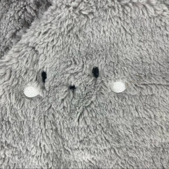 Souris Mini Faux Fur Baby Hooded Jacket with Star Charm Size 9M in Gray - Picture 4 of 15